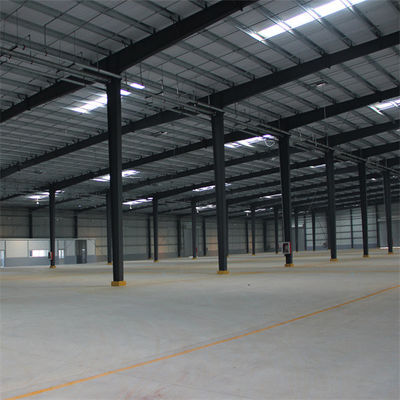 Q355 Kaynatılmış H Bölümü Çelik Yapı Atölyesi Metal Yapı Boyalı