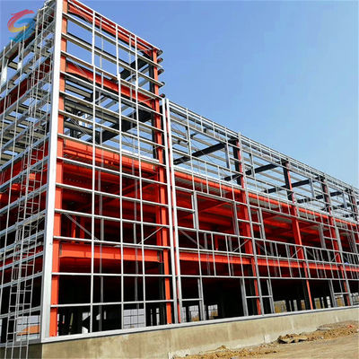 Ofis süpermarketleri için yalıtımlı duvarlı prefabrik çelik yapılar