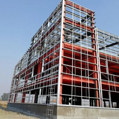 Endüstriyel kullanım için hızlı monte edilen prefabrik çelik yapı atölyesi