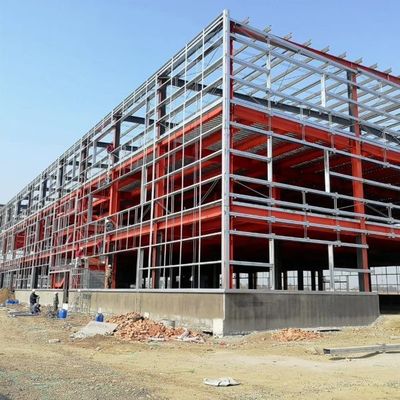 Endüstriyel kullanım için hızlı monte edilen prefabrik çelik yapı atölyesi