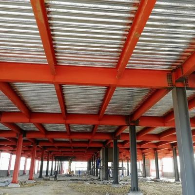Endüstriyel kullanım için hızlı monte edilen prefabrik çelik yapı atölyesi