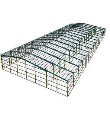Hafif Ağırlıklı Modüler Prefabrik Çelik Yapı Metal Çerçeve Depo Atölyesi