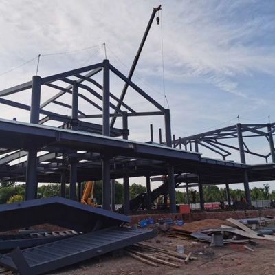 Çelik Çerçeve İnşaat Prefabrik Metal Bina Çelik Yapı Şedi