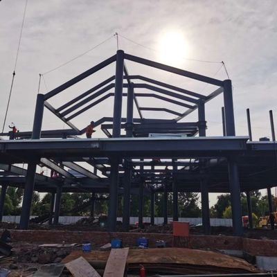 Çelik Çerçeve İnşaat Prefabrik Metal Bina Çelik Yapı Şedi