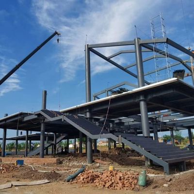 Çelik Çerçeve İnşaat Prefabrik Metal Bina Çelik Yapı Şedi