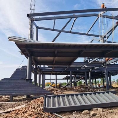 Çelik Çerçeve İnşaat Prefabrik Metal Bina Çelik Yapı Şedi