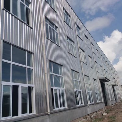 Kolay monte Su geçirmez Prefab Bina Çelik Yapı Depo