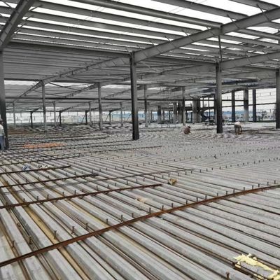 Kolay monte Su geçirmez Prefab Bina Çelik Yapı Depo