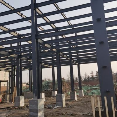Hazırlanmış Geniş Uzaylı Hafif Çelik Endüstriyel Bina Çelik Yapı Depo
