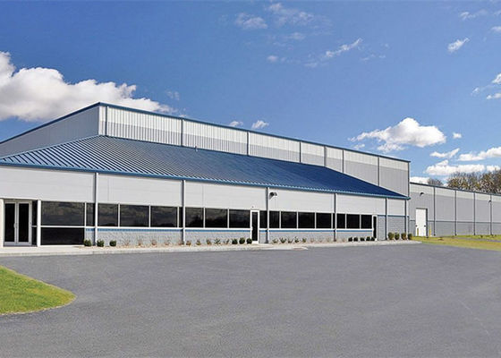 Prefabrik Çelik Yapı Garaj Atölyesi Endüstriyel Hangar Çerçeve Bina