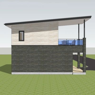 Yüksek ısı yalıtımı Güvenli ve güçlü tasarım için hafif çelik yapısı villa