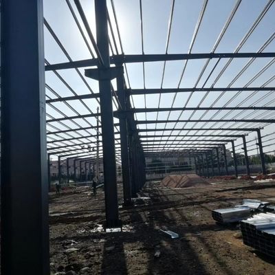 Endüstriyel kullanım için hızlı monte edilen prefabrik çelik yapı atölyesi