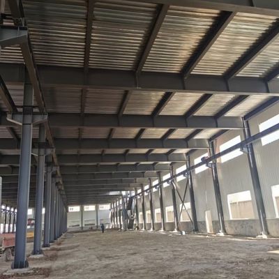 Endüstriyel kullanım için hızlı monte edilen prefabrik çelik yapı atölyesi