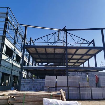 Endüstriyel kullanım için hızlı monte edilen prefabrik çelik yapı atölyesi