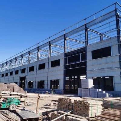 Endüstriyel kullanım için hızlı monte edilen prefabrik çelik yapı atölyesi