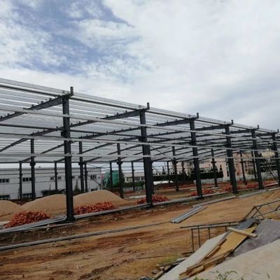 Endüstri / Fabrika için Büyük Aralık Prefabrik Çelik Yapı Atölyesi