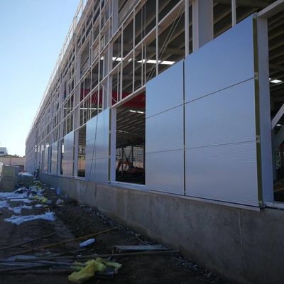 Prefab uzun uzanımlı çelik çerçeve deposu Endüstriyel Özel tasarımlı