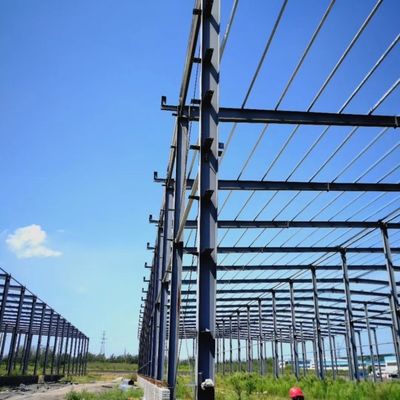 Portal Çerçeve Çelik Yapısı H Bölümü Çelikle Depolama için Depo