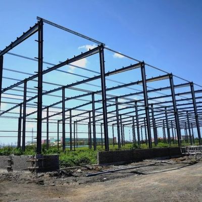 Portal Çerçeve Çelik Yapısı H Bölümü Çelikle Depolama için Depo