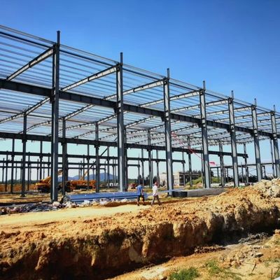 Portal Çerçeve Çelik Yapısı H Bölümü Çelikle Depolama için Depo