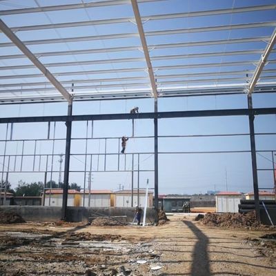 Portal Çerçeve Çelik Yapısı H Bölümü Çelikle Depolama için Depo