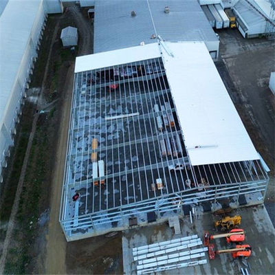 Q355/ Q235 İsteğe bağlı ve yalıtımlı çelik atölyesi inşaatı