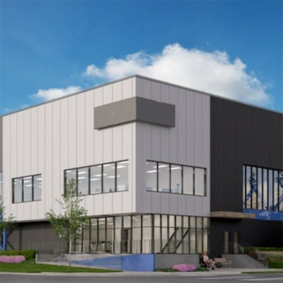 Özel yapılmış prefabrik çelik ticari bina kat kat ve beton temele sahip