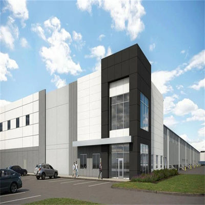Modern binalar için özel prefabrik çelik yapısı