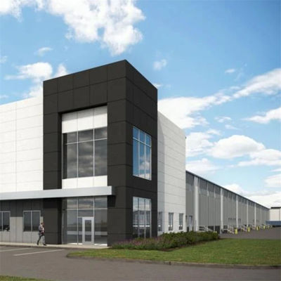 Modern binalar için özel prefabrik çelik yapısı