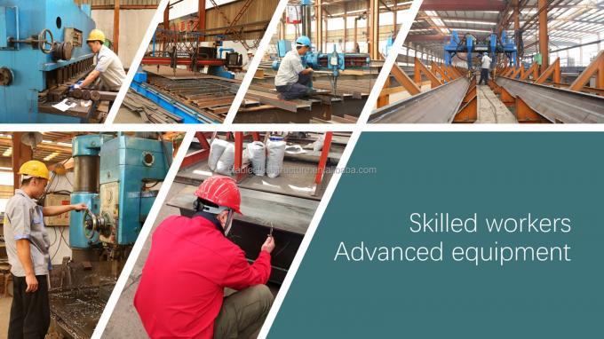 Izgara Prefabrik Metal Depo Binaları B&uuml;y&uuml;k A&ccedil;ıklıklı ISO9001 0